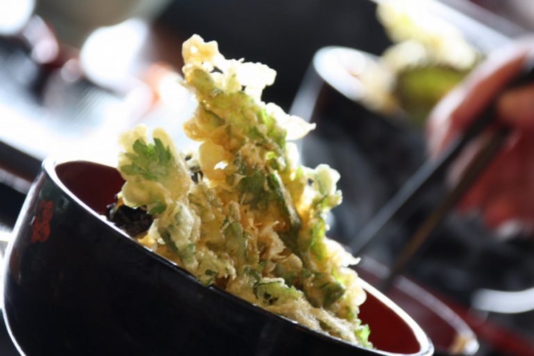 aizu tempura soba noodles lunch