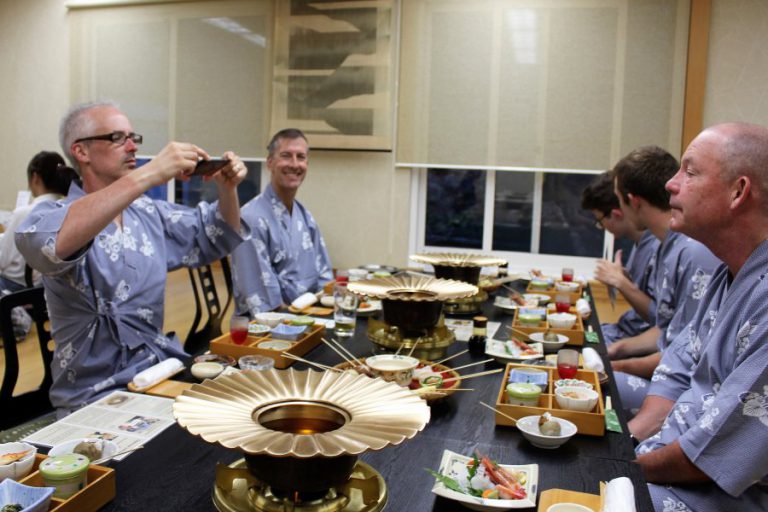 Dinner in Hokkaido Shiretoko