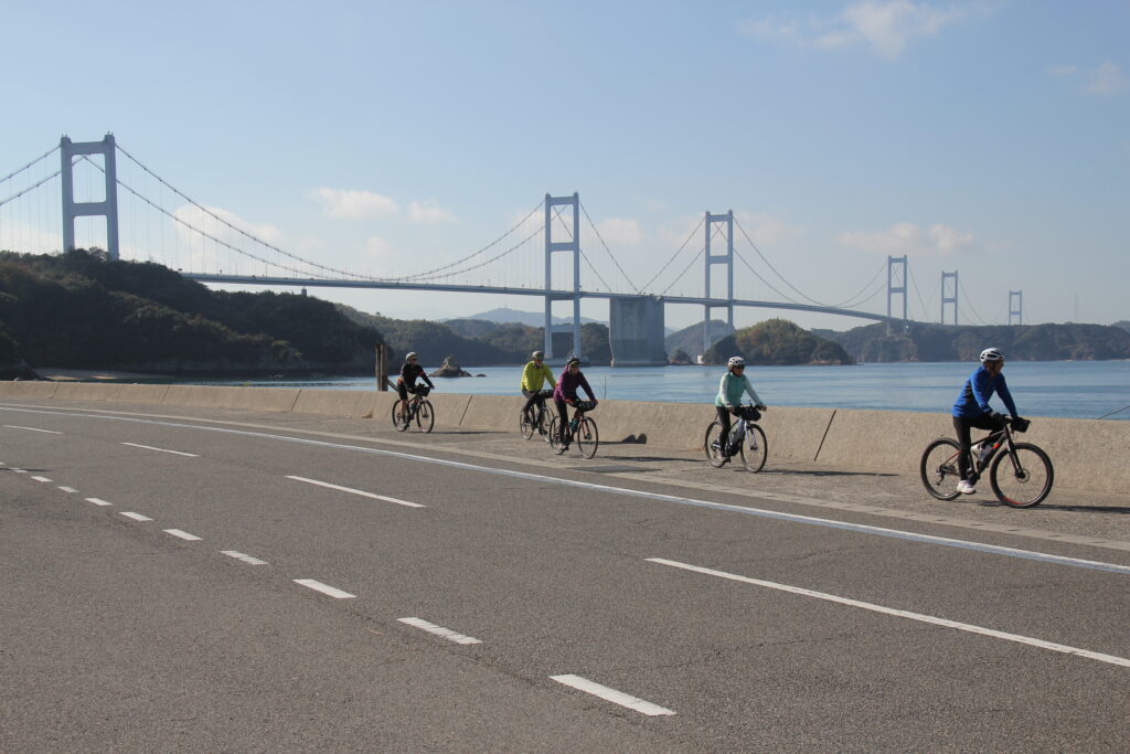 Cycling on Shimanami Kaido