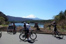 View of Mt. Fuji from Lake Saiko